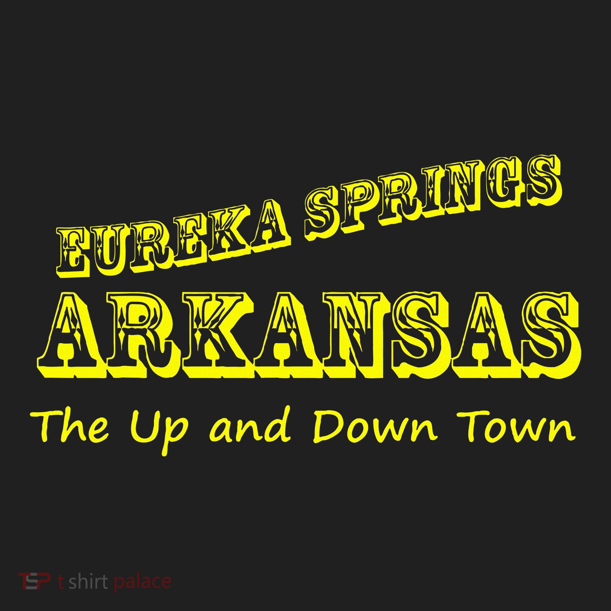 Eureka Springs Arkansas Up And Down Town Souvenir Tumbler