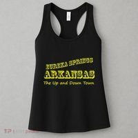 Eureka Springs Arkansas Up And Down Town Souvenir Women's Tank Top thumb 3