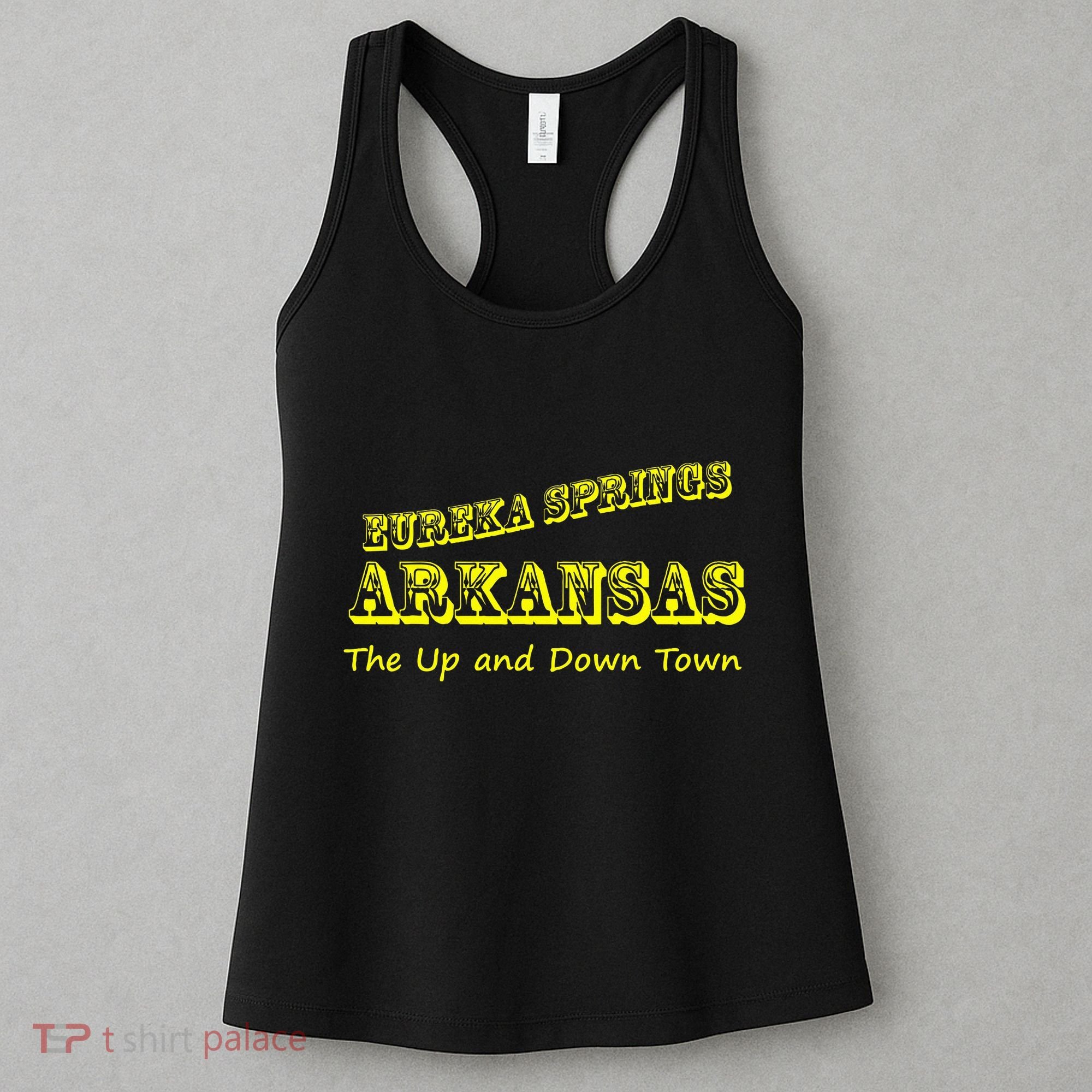 Eureka Springs Arkansas Up And Down Town Souvenir Women's Tank Top