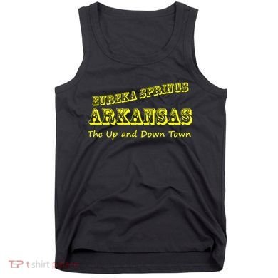 Eureka Springs Arkansas Up And Down Town Souvenir Tank Top