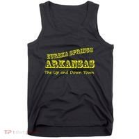 Eureka Springs Arkansas Up And Down Town Souvenir Tank Top thumb 0