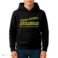 Eureka Springs Arkansas Up And Down Town Souvenir Kids Hoodie thumb 4