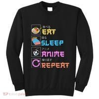 Eat Sleep Anime Repeat Anime Manga Sweatshirt thumb 0