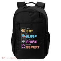 Eat Sleep Anime Repeat Anime Manga Backpack thumb 0