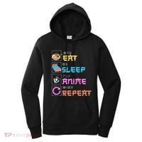 Eat Sleep Anime Repeat Anime Manga Women's Hoodie thumb 0