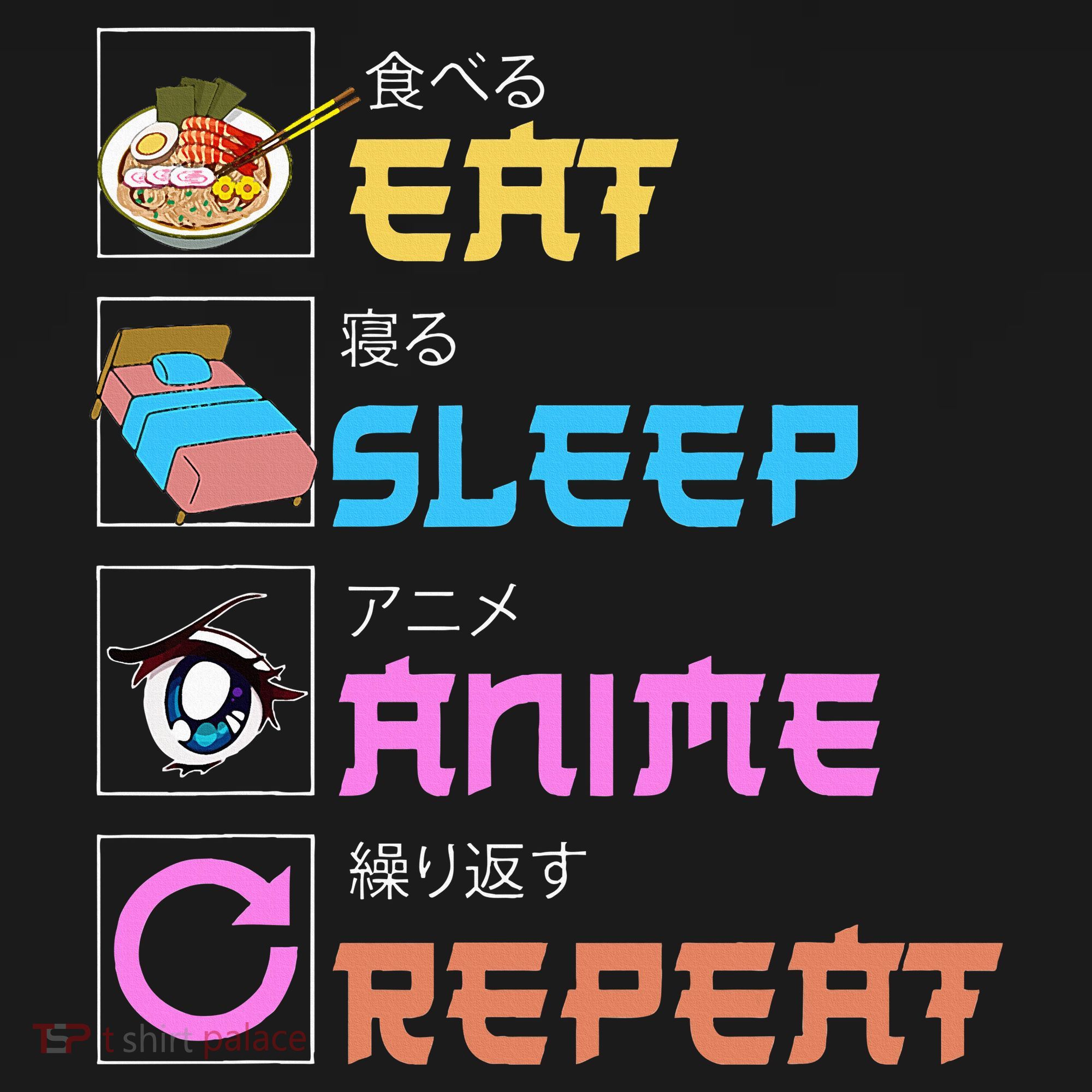 Eat Sleep Anime Repeat Anime Manga Women's Hoodie