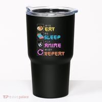 Eat Sleep Anime Repeat Anime Manga Tumbler thumb 0
