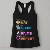 Eat Sleep Anime Repeat Anime Manga Women's Tank Top thumb 3