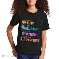 Eat Sleep Anime Repeat Anime Manga Kids T-Shirt thumb 2