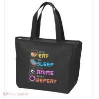 Eat Sleep Anime Repeat Anime Manga Tote Bag thumb 3