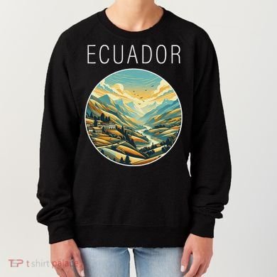 Ecuador Scenery Art Deco Women's Sweatshirt
