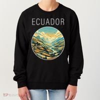 Ecuador Scenery Art Deco Women's Sweatshirt thumb 0