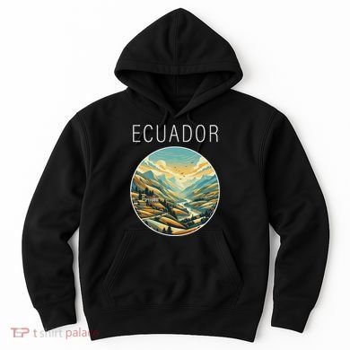 Ecuador Scenery Art Deco Hoodie