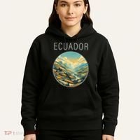 Ecuador Scenery Art Deco Hoodie thumb 5