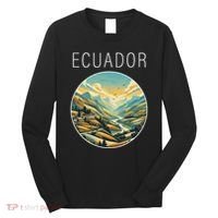 Ecuador Scenery Art Deco Long Sleeve Shirt thumb 0