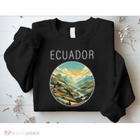 Ecuador Scenery Art Deco Sweatshirt thumb 2