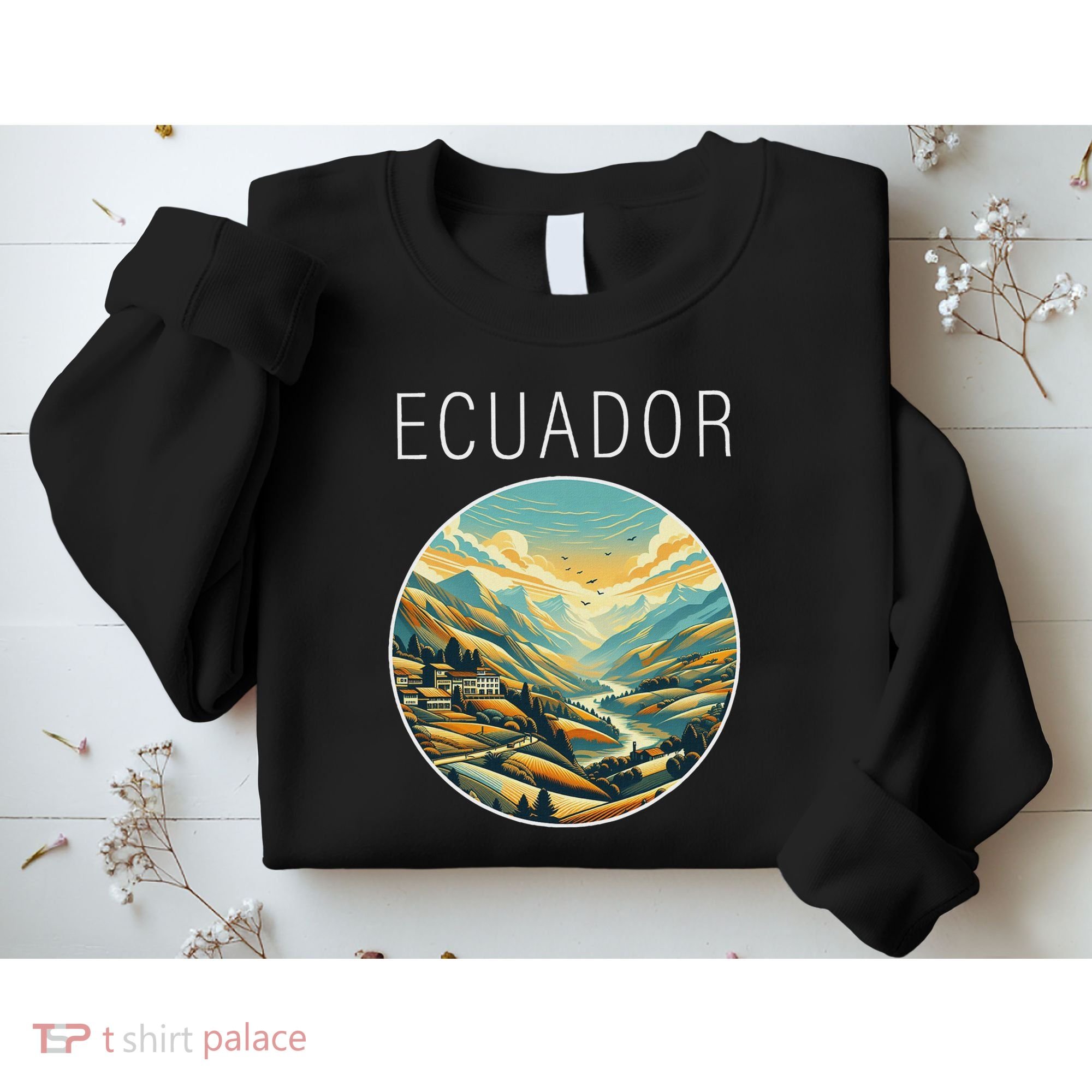Ecuador Scenery Art Deco Sweatshirt
