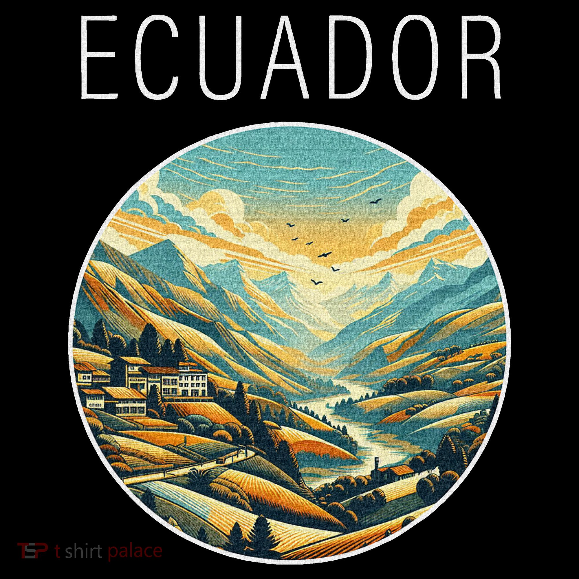 Ecuador Scenery Art Deco Sweatshirt