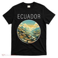 Ecuador Scenery Art Deco T-Shirt thumb 0