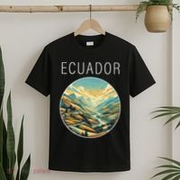 Ecuador Scenery Art Deco T-Shirt thumb 2