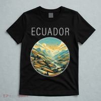 Ecuador Scenery Art Deco T-Shirt thumb 5