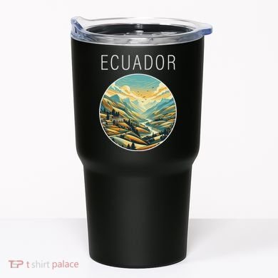 Ecuador Scenery Art Deco Tumbler