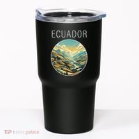 Ecuador Scenery Art Deco Tumbler thumb 0