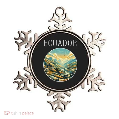 Ecuador Scenery Art Deco Ornament