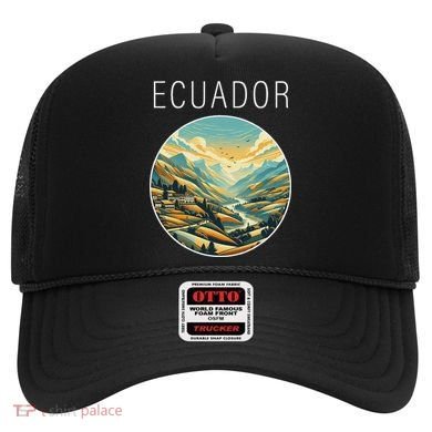 Ecuador Scenery Art Deco Hat