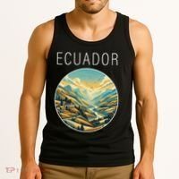 Ecuador Scenery Art Deco Tank Top thumb 3