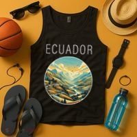 Ecuador Scenery Art Deco Tank Top thumb 4