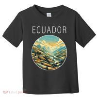 Ecuador Scenery Art Deco Toddler T-Shirt thumb 0