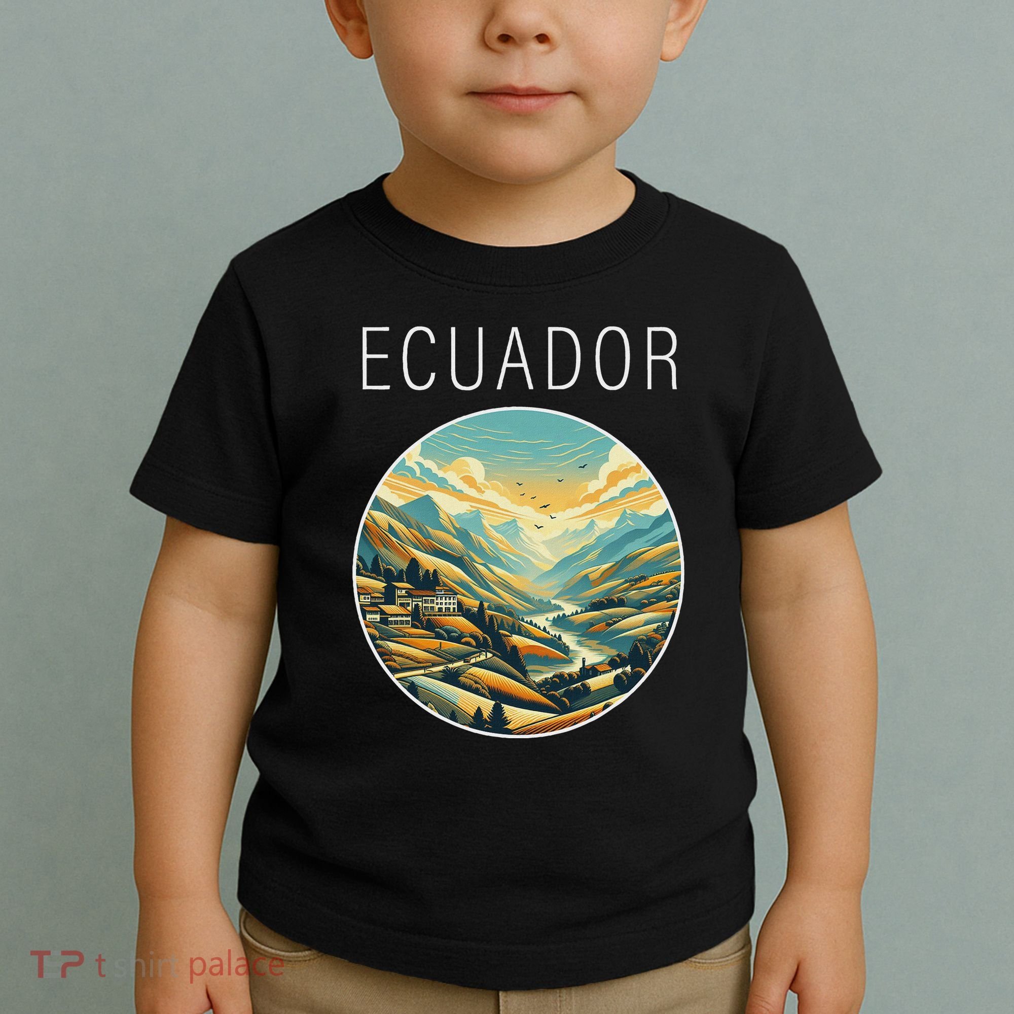Ecuador Scenery Art Deco Toddler T-Shirt