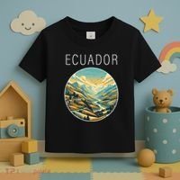 Ecuador Scenery Art Deco Toddler T-Shirt thumb 3