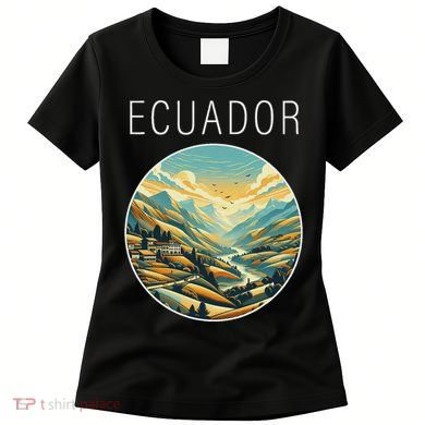 Ecuador Scenery Art Deco Women's T-Shirt