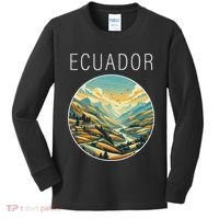 Ecuador Scenery Art Deco Kids Long Sleeve Shirt thumb 0