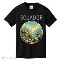 Ecuador Scenery Art Deco Kids T-Shirt thumb 0
