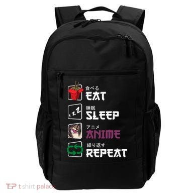 Eat Sleep Anime Repeat Backpack