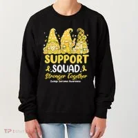 Ewings Sarcoma Awareness Gnomies Support Squad Women's Sweatshirt thumb 0