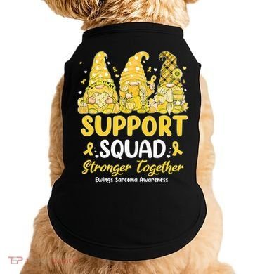 Ewings Sarcoma Awareness Gnomies Support Squad Doggie Tank