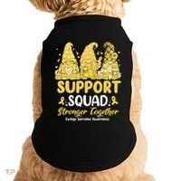 Ewings Sarcoma Awareness Gnomies Support Squad Doggie Tank thumb 0