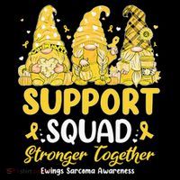 Ewings Sarcoma Awareness Gnomies Support Squad Doggie Tank thumb 4