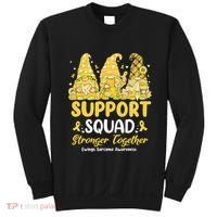 Ewings Sarcoma Awareness Gnomies Support Squad Sweatshirt thumb 0