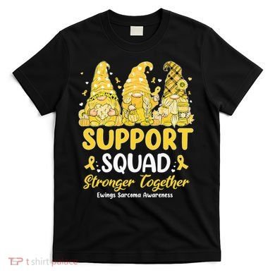 Ewings Sarcoma Awareness Gnomies Support Squad T-Shirt
