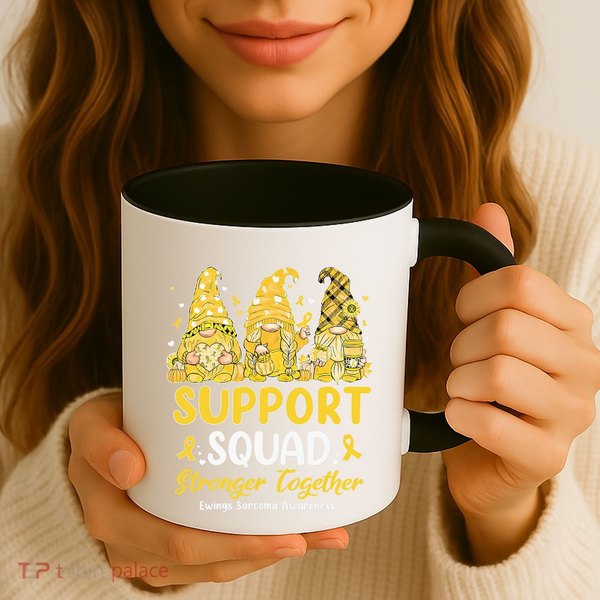 Ewings Sarcoma Awareness Gnomies Support Squad Coffee Mug