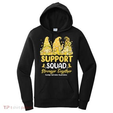 Ewings Sarcoma Awareness Gnomies Support Squad Women's Hoodie