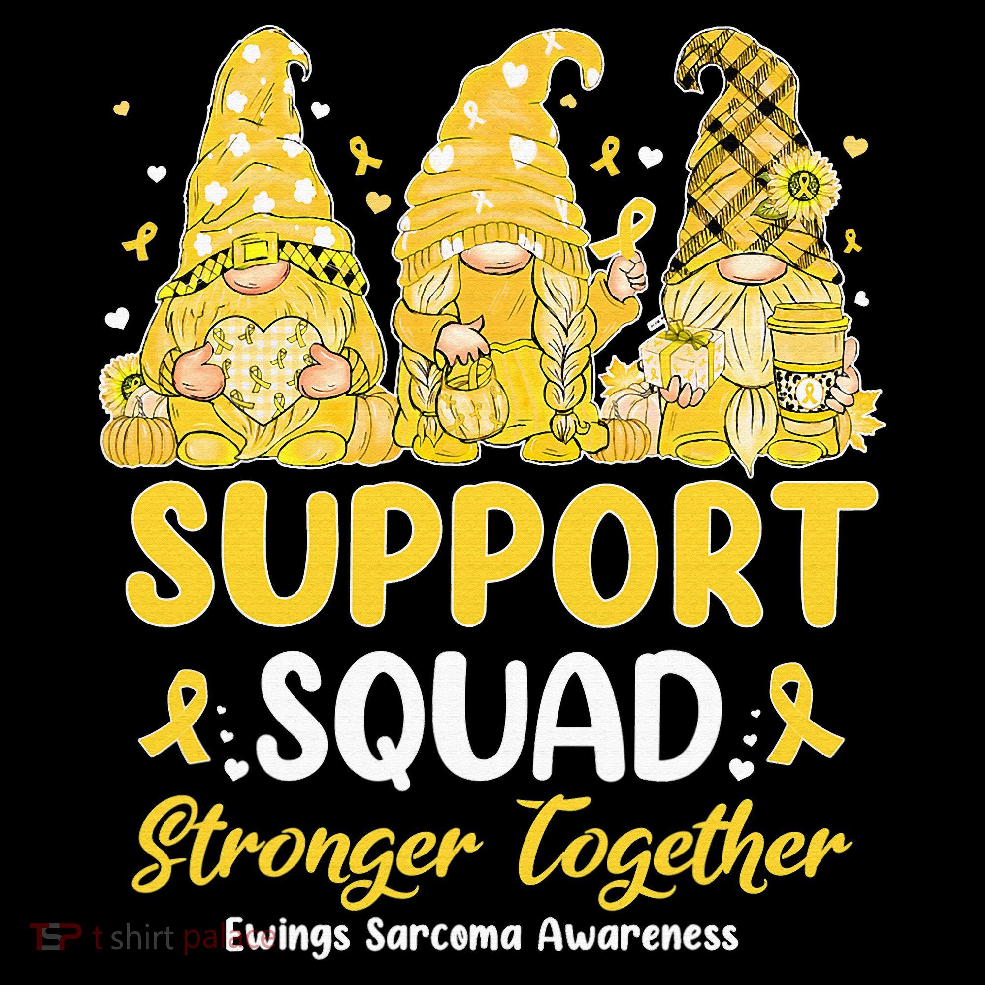 Ewings Sarcoma Awareness Gnomies Support Squad Women's Hoodie