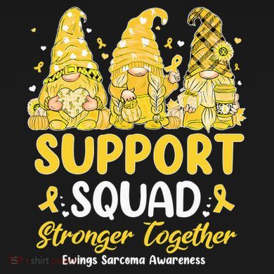 Ewings Sarcoma Awareness Gnomies Support Squad Pom Pom 12in Knit Beanie