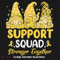 Ewings Sarcoma Awareness Gnomies Support Squad Pom Pom 12in Knit Beanie thumb 2