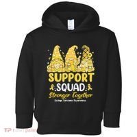 Ewings Sarcoma Awareness Gnomies Support Squad Toddler Hoodie thumb 0